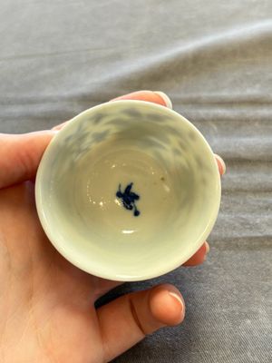 A large collection of 33 Chinese blue, white and Imari-style cups and 43 saucers, 17/19th C. — 照片 236