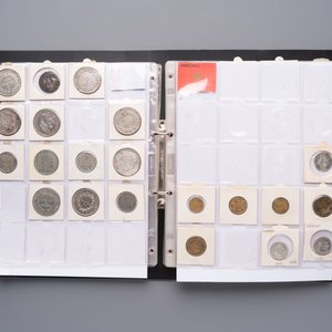 A large collection of 614 international coins, incl. coins from Germany, Norway, USA, UK, etc. — photo 4
