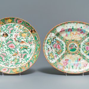 A large collection of Chinese Canton famille rose wares, 19th C. — 照片 2