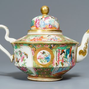 A large collection of Chinese Canton famille rose wares, 19th C. — 照片 10