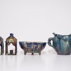 A large collection of Flemish pottery, incl. Art Nouveau examples, 20th C. — 照片 14