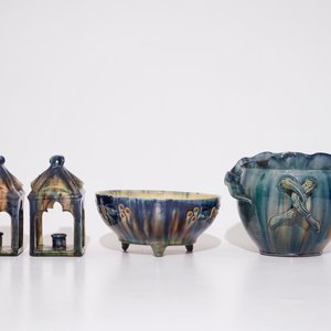 A large collection of Flemish pottery, incl. Art Nouveau examples, 20th C. — 照片 17