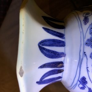 A large Dutch Delft blue and white chinoiserie vase, late 17th C. — 照片 7