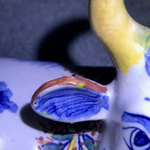 A large Dutch Delft polychrome cow milking group, 18th C. — 照片 10