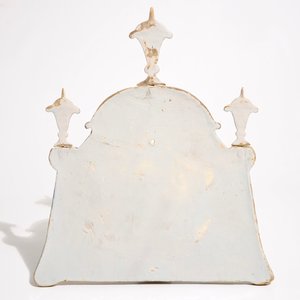 A large Dutch Delft polychrome trompe l'oeil birdcage plaque, 18th C. — 照片 2
