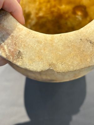 A large Egyptian alabaster jar, probably Middle Kingdom, 1987-1640 B.C. — photo 11