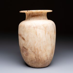 A large Egyptian alabaster jar, probably Middle Kingdom, 1987-1640 B.C. — photo 5