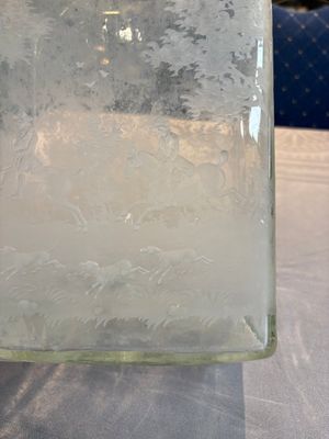 A large engraved glass 'hunting scene' flask, Southern Germany, 18th C. — 照片 12