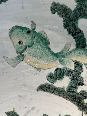 A large famille rose-style 'phoenix' fish bowl or jardinière, Samson, Paris, 19th C. — foto 15