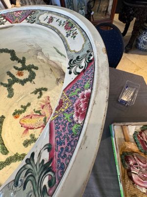 A large famille rose-style 'phoenix' fish bowl or jardinière, Samson, Paris, 19th C. — foto 16