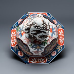 A large French Imari-style vase and cover — photo 8