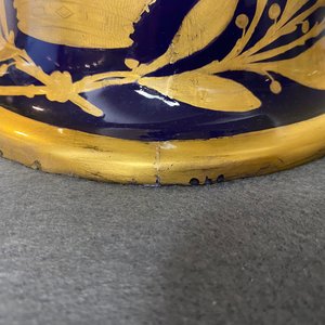 A large French Napoleonic Sèvres-style vase with gilded bronze mounts, signed Desprez, 19th C. — 照片 10