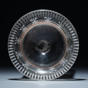 A large German painted wedding glass or stein, Fritz Heckert, Bohemia, 19th C. — photo 6