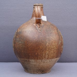 A large German stoneware Bellarmine jug with blue marriage seals, Frechen, 1st half 17th C. — photo 20