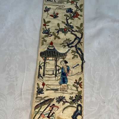 A large group of 15 Chinese silk embroideries — 照片 15