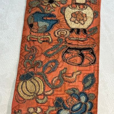 A large group of 15 Chinese silk embroideries — 照片 26