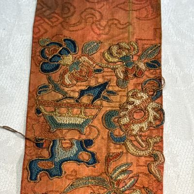 A large group of 15 Chinese silk embroideries — 照片 27