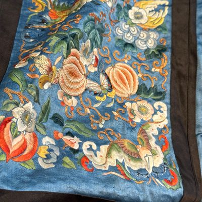 A large group of 15 Chinese silk embroideries — 照片 41