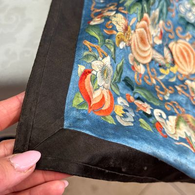 A large group of 15 Chinese silk embroideries — 照片 42
