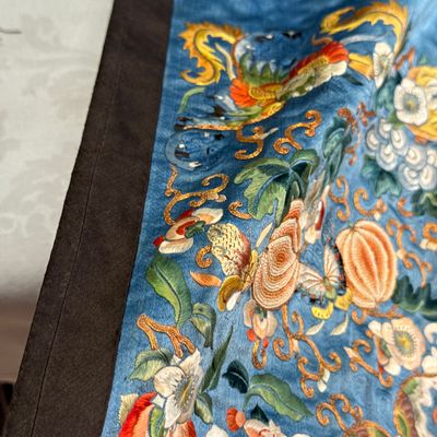 A large group of 15 Chinese silk embroideries — 照片 43