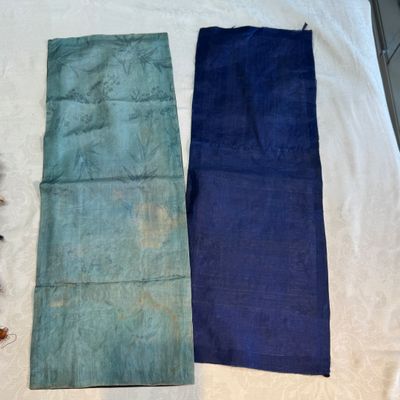A large group of 15 Chinese silk embroideries — 照片 2