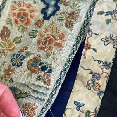 A large group of 15 Chinese silk embroideries — 照片 4