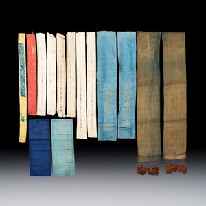 A large group of 15 Chinese silk embroideries — 照片 3