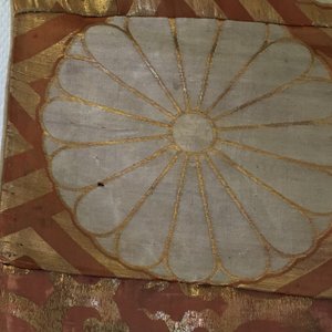A large interesting Chinese dragon tapestry with gold wire, 18/19th C. — foto 21