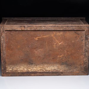 A large iron strongbox with three keys, France or Germany, 19th C. — photo 7