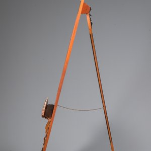 A large Islamic bone-inlaid wooden painter's easel, probably Egypt, 19th C. — 照片 3