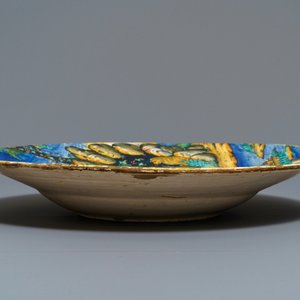 A large Italian maiolica dish depicting 'The penitence of Saint Jerome', Urbino or Venice, mid 16th C. — 照片 3
