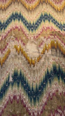 A large Italian woollen embroidered 'Bargello' or flame stitch wall hanging, 18th C. — foto 12