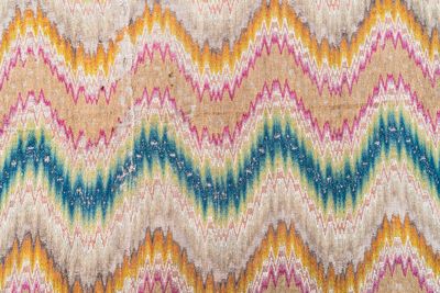 A large Italian woollen embroidered 'Bargello' or flame stitch wall hanging, 18th C. — foto 2