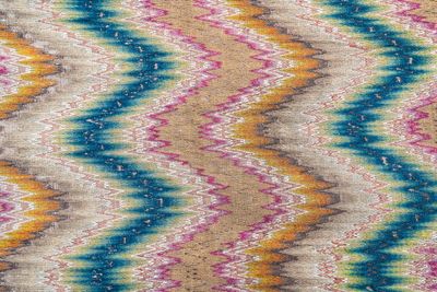 A large Italian woollen embroidered 'Bargello' or flame stitch wall hanging, 18th C. — foto 3