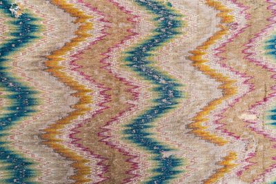 A large Italian woollen embroidered 'Bargello' or flame stitch wall hanging, 18th C. — foto 6