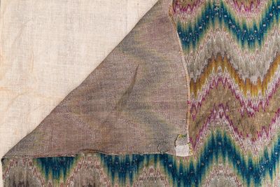 A large Italian woollen embroidered 'Bargello' or flame stitch wall hanging, 18th C. — foto 7