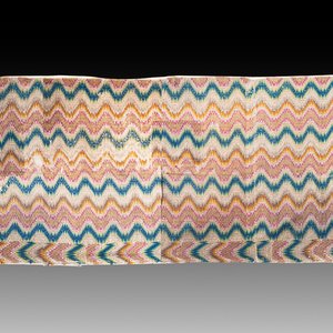 A large Italian woollen embroidered 'Bargello' or flame stitch wall hanging, 18th C. — foto 1