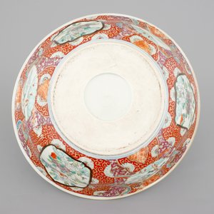 A large Japanese Arita bowl, a large dish and two plates, 19th C. — 照片 11