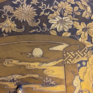 A large Japanese bronze dish, signed Miyao, Meiji, 19th C. — photo 15