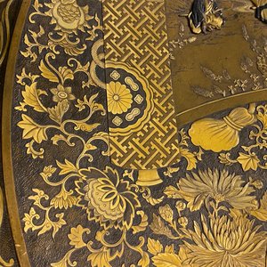 A large Japanese bronze dish, signed Miyao, Meiji, 19th C. — photo 17