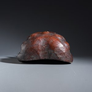 A large Japanese carved lacquered wooden mask — foto 6