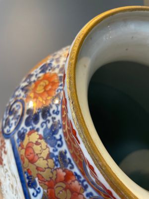 A large Japanese Imari 'shishi lion' vase, Meiji, 19th C. — foto 21