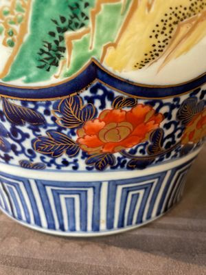 A large Japanese Imari 'shishi lion' vase, Meiji, 19th C. — foto 5