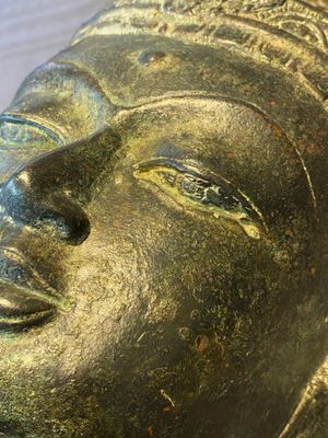 A large Javanese bronze Majapahit bust of the god Shiva, Indonesia, probably 15/16th C. — photo 6