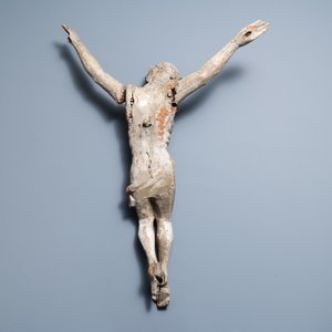A large monochromed oak figure of Christ, 1st half 16th C. — 照片 2