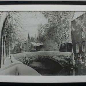 A large original photograph of Bruges, ca. 1937, Arthur Brusselle — photo 1