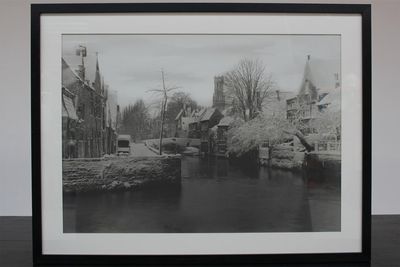 A large original photograph of Bruges, ca. 1937, Arthur Brusselle