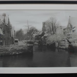 A large original photograph of Bruges, ca. 1937, Arthur Brusselle — photo 1
