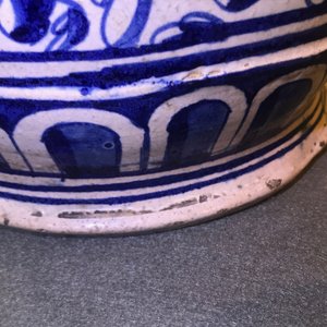A large polychrome Antwerp maiolica 'a foglie' albarello, 2nd half 16th C. — photo 20