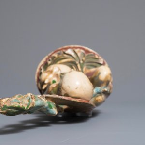 A large polychrome Chinese ivory group of a sage with a mythical beast, 19th C. — 照片 7